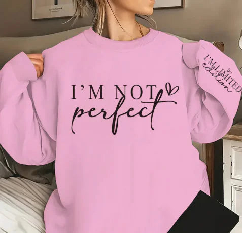 Women's Chic Letter Print Sweater